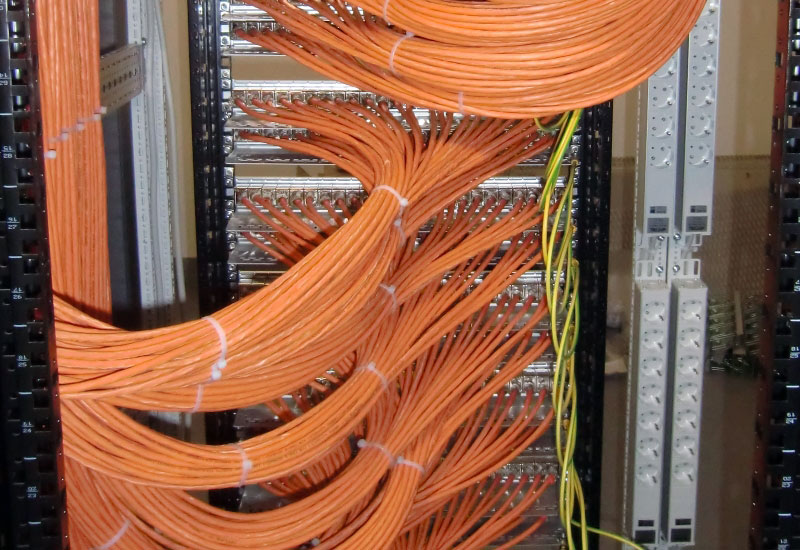 Netzwerkschrank Patchfeld Kabel-Kat7